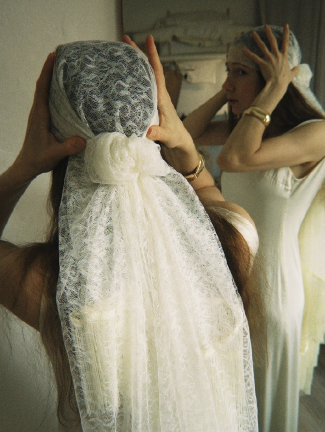 rosette veil